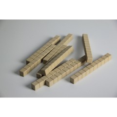 Wissner aktiv lernen Dienes Zehnerstabe naturfarben (100 Stuck) Десятки Диены натуральный цвет (100шт)