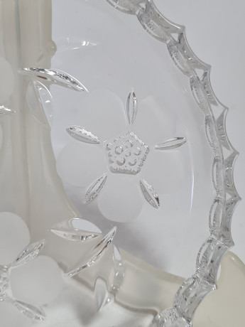 Миски сервировочные винтажные Walther Glas, хрусталь, 6 шт., 15.5 см, Германия, 1960-70гг.