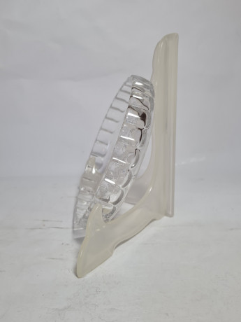 Миски сервировочные винтажные Walther Glas, хрусталь, 6 шт., 15.5 см, Германия, 1960-70гг.