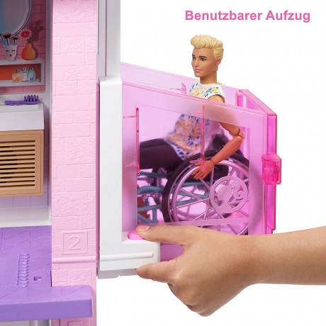 Mattel Barbie Traumhaus mit Zubehor, Маттел Барби Трехэтажный Дом мечты с аксессуарами, 110 см х 105 см