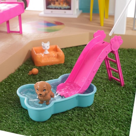 Mattel Barbie Traumhaus mit Zubehor, Маттел Барби Трехэтажный Дом мечты с аксессуарами, 110 см х 105 см