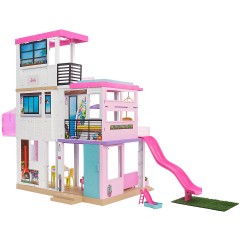 Mattel Barbie Traumhaus mit Zubehor, Маттел Барби Трехэтажный Дом мечты с аксессуарами, 110 см х 105 см