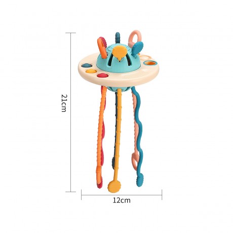 Vicabo Sensorik Spielzeug Baby Sensorisches Montessori Spielzeug Silikon Fidget Pop Silikon-UFO Lernspiele fur Kinder Сенсорные игрушки Детские сенсорные игрушки Монтессори Силиконовые игрушки Fidget Pop Силиконовые НЛО Развивающие игры для детей