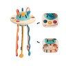 Vicabo Sensorik Spielzeug Baby Sensorisches Montessori Spielzeug Silikon Fidget Pop Silikon-UFO Lernspiele fur Kinder Сенсорные игрушки Детские сенсорные игрушки Монтессори Силиконовые игрушки Fidget Pop Силиконовые НЛО Развивающие игры для детей