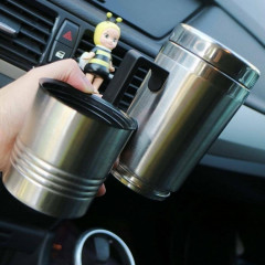 Einemgeld Einemgeld Reise-Wasserkocher 250ML Auto Wasserkocher, Edelstahl 12V Auto Heizung Tasse Kaffee Tee  Дорожный чайник Einemgeld, 250 мл, автомобильный чайник, нержавеющая сталь, 12 В, автомобильная нагревательная чашка, кофе, чай