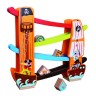 Lelin Holzspielzeug Kugelbahn \/ Rollbahn Pirat Деревянная игрушка шариковая дорожка / роликовая дорожка пират