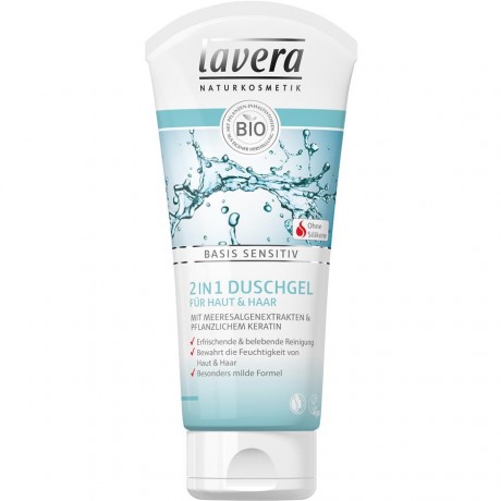 Lavera (Лавера)  Korperpflege 2 in 1 Duschgel Гель для душа, Tube / 200 мл