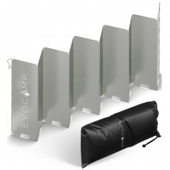 EVOCAMP EVOCAMP Gaskocher Windschutz fur Gaskocher, Spirituskocher Outdoor mit Tasche  Защита от ветра газовой плиты EVOCAMP для газовых плит, спиртовых плит на открытом воздухе с сумкой