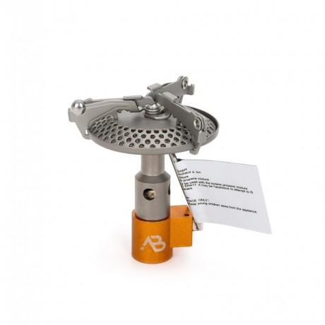 A. Blochl A. Blochl Gaskocher Gaskocher, AB-16 Titanium ultra light klein neu, (Packung), Aufstellmass: 108 x 69 mm  Газовая плита A. Blochl, AB-16 Titanium ultra Light small новая, (упаковка), установочные размеры: 108 x 69 мм