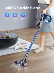 Buture Buture Akku-Hand-und Stielstaubsauger, 450,00 W, beutellos, 33 kPa/450 W, 55 Minuten Abnehmbarer Akku, Anti-Tangle-Rollenburste  Беспроводной ручной пылесос Buture, 450,00 Вт, без мешка, 33 кПа/450 Вт, съемный аккумулятор на 55 минут, роликовая щет