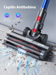 Buture Buture Akku-Hand-und Stielstaubsauger, 450,00 W, beutellos, 33 kPa/450 W, 55 Minuten Abnehmbarer Akku, Anti-Tangle-Rollenburste  Беспроводной ручной пылесос Buture, 450,00 Вт, без мешка, 33 кПа/450 Вт, съемный аккумулятор на 55 минут, роликовая щет