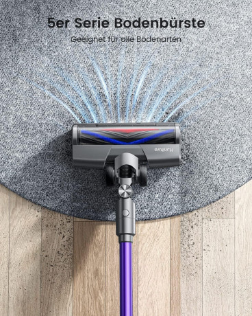 Honiture Honiture Akku-Hand-und Stielstaubsauger, 450,00 W, 33KPA Akku Staubsauger, Anti-Tangle-Staubsauger, 55 Minuten Laufzeit, Kantenreinigung, 1.2L Staubbehalter  Беспроводной ручной и стержневой пылесос Honiture, 450,00 Вт, беспроводной пылесос 33 кП
