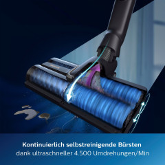 Philips Philips Nass-Trocken-Akkusauger AquaTrio Cordless 9000 Series XW9383/01, 3-in-1 Saugen und Wischen in einem Zug  Беспроводной пылесос Philips для влажной и сухой уборки AquaTrio Cordless 9000 Series XW9383/01, уборка и мытье полов 3-в-1 за один ра