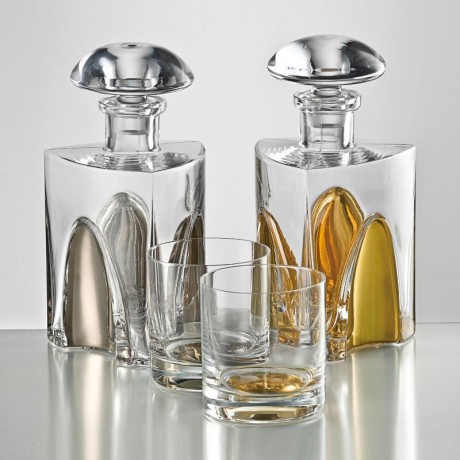 Eisch Eisch Gentleman Karaffe Glas Platin - im Geschenkkarton 0,75 L / h: 23,2 cm Графин Eisch Gentleman стеклянный платиновый - в подарочной упаковке 0,75 л / высота: 23,2 см