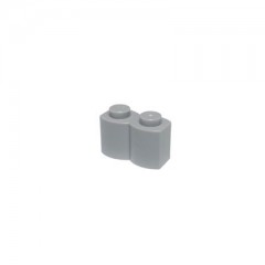 LEGO LEGO 1x2 Steine Hellgrau  Modifiziert Log - Brick 30136 NEU - 250x LEGO 1x2 Bricks Light Grey Modified Log — Brick 30136 NEW — 250x