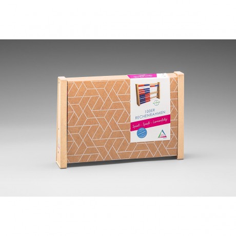 Wissner aktiv lernen Rechenrahmen 100er Zahlenraum rot \/ blau Рамка калькулятора 100 цифр красная\синяя