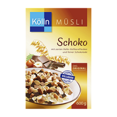 Kölln Овсяные хлопья шоколадные 600г
