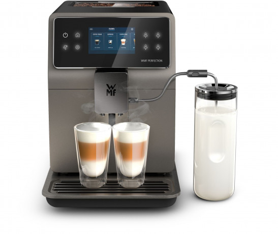 WMF WMF Kaffeevollautomat Perfection 780, Double Thermoblock, Edelstahl-Mahlwerk  Полностью автоматическая кофемашина WMF Perfection 780, двойной термоблок, кофемолка из нержавеющей стали.