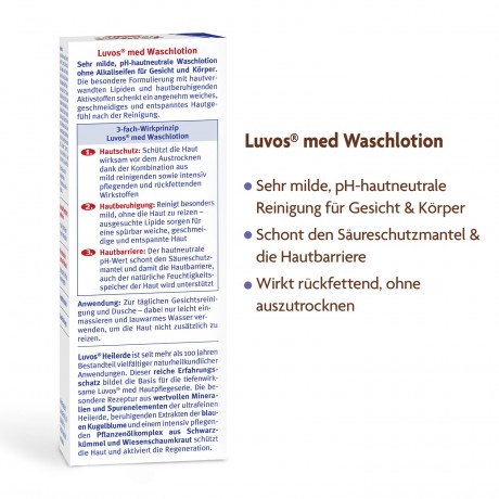 Luvos LUVOS Naturkosmetik MED Wasch- und Duschlotion LUVOS Naturkosmetik MED лосьон для умывания и душа