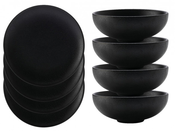 Maxwell & Williams Maxwell & Williams Dinner-Set 8-tlg. CAVIAR COLLECTION schwarz Обеденный сервиз Maxwell & Williams, 8 предметов. КОЛЛЕКЦИЯ ИКРЫ