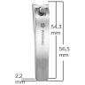 Pfeilring Nagelknipser, matt geburstet  Маникюрные кусачки, матовые