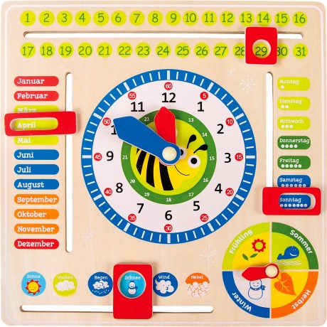 Small Foot Lerntafel Datum Дата таблицы обучения