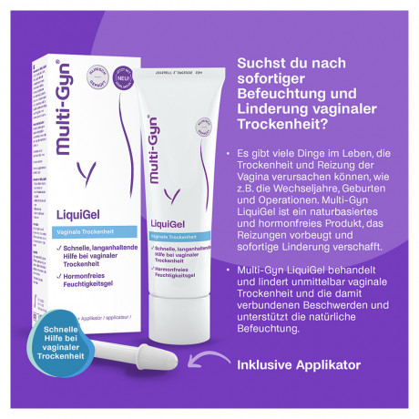 Multi-gyn LiquiGel 2stk Мулти-гин Ликвигель Средство для интимной гигиены, 2шт х 50 мл, Нидерланды