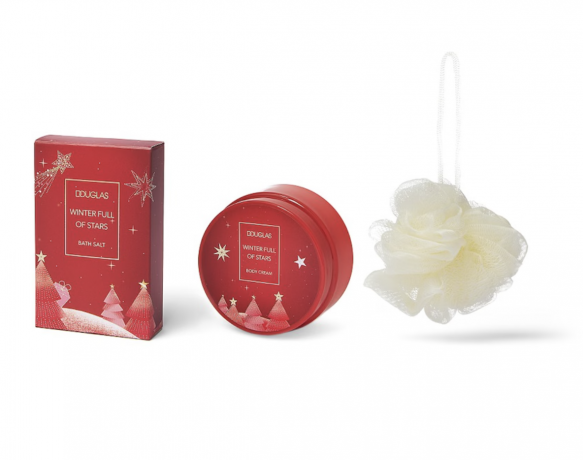 Douglas Collection Winter Full of Stars Seasonal Badeset in Make-up Tasche Körperpflegeset Набор для ухода за телом в косметичке