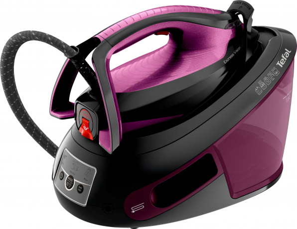 Tefal Tefal Dampfbugelstation SV8152 Express Vision, 1800 ml Wassertank, 480 g/Min. extra Dampfstoss, fur alle Textilien, LED an der Spitze  Паровая гладильная станция Tefal SV8152 Express Vision, резервуар для воды 1800 мл, 480 г/мин. дополнительный паро