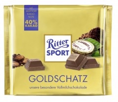 Ritter Sport (Риттер Спорт) Tafelschokolade Goldschatz 3 шт. x 300 г