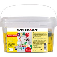 Eberhard Faber Modelliermasse EFA Plast Kids 2 kg weiss Пластилин для лепки EFA Plast Kids 2 кг белый