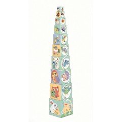 DJECO Stapelturm BabyBloki Укладочная башня BabyBloki