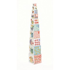 DJECO Stapelturm BabyBloki Укладочная башня BabyBloki