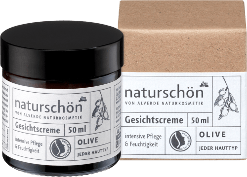alverde NATURKOSMETIK Tagescreme naturschön Olive, 50 ml Крем для лица натуральный