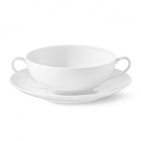 KPM Berlin KPM Urbino Weiss Suppen Untertasse 17 cm Блюдце для супа KPM Urbino White 17 см