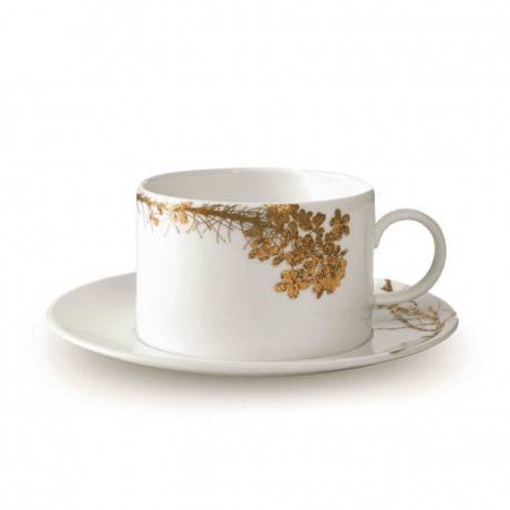 Wedgwood Wedgwood Vera Wang Jardin Kaffeetasse / Teetasse mit Untertasse 15,5 cm Wedgwood Vera Wang Jardin кофейная чашка / чайная чашка с блюдцем 15,5 см