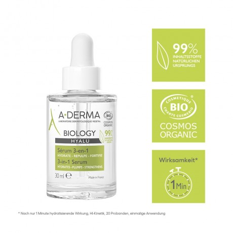 A-DERMA Biology Hyalu Serum 3in1 Biology Hyalu Сыворотка 3в1