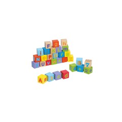 joueco Lernspielzeug Bausteine Alphabet Развивающие игрушки строительные блоки алфавит