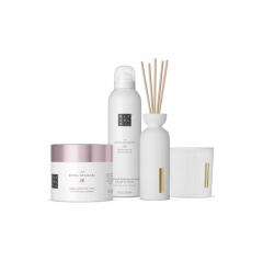 Rituals The Ritual of Sakura Gift Set L, Большой Подарочный Набор 2024 для ухода за телом &quot;Ритуал Сакуры&quot;: гель, крем, свеча и арома палочки