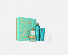 Rituals The Ritual of Karma Gift Set M, Средний подарочный набор 2024 для ухода за телом &quot;Ритуал Кармы&quot;: гель, крем, скраб и свеча