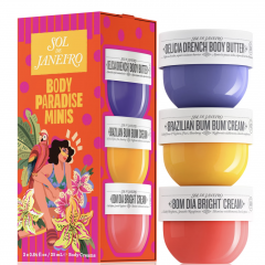 Sol de Janeiro BODY PARADISE MINIS Korperpflegeset Подарочный набор для питания и увлажнения кожи тела: 25мл х 3