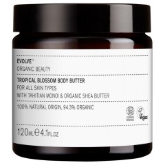 Evolve Organic Beauty Tropical Blossom Body Butter With Tahitian Monoi and Shea Butter  Масло для тела Tropical Blossom с таитянским монои и маслом ши
