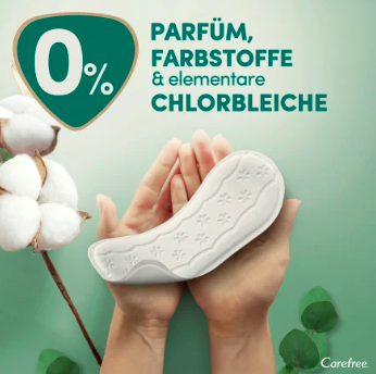 Carefree  Slipeinlagen Organic Cotton Normal 30 St, Карефри Ежедневные прокладки из органического хлопка Normal 30шт, 3 упаковки (90штук)