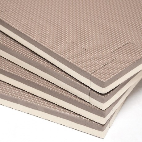 eyepower Puzzlematte Braun Beige 4 Matten je 60x60x2cm + 2 Randstucke Коврик-пазл коричневый бежевый 4 коврика 60x60x2см каждый + 2 края