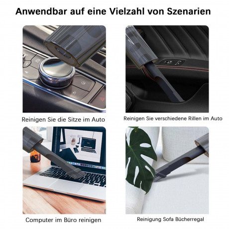 Yoyaxi Yoyaxi Akku-Handstaubsauger 12000pa Leistungsstarker Autostaubsauger, Leise, aber leistungsstark,Ideal fur die tagliche Reinigung vom Schwarz еспроводной ручной пылесос Yoyaxi 12000pa Мощный автомобильный пылесос, тихий, но мощный, идеально подходи