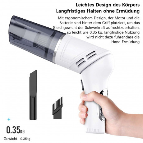 Yoyaxi Yoyaxi Akku-Handstaubsauger 12000pa Leistungsstarker Autostaubsauger, Leise, aber leistungsstark,Ideal fur die tagliche Reinigung vom Schwarz еспроводной ручной пылесос Yoyaxi 12000pa Мощный автомобильный пылесос, тихий, но мощный, идеально подходи