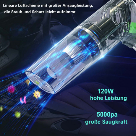 Yoyaxi Yoyaxi Akku-Handstaubsauger 12000pa Leistungsstarker Autostaubsauger, Leise, aber leistungsstark,Ideal fur die tagliche Reinigung vom Schwarz еспроводной ручной пылесос Yoyaxi 12000pa Мощный автомобильный пылесос, тихий, но мощный, идеально подходи