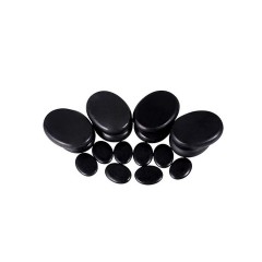 UNIQ Hot Stone Massage Set 16 Steine  Набор для массажа горячими камнями 16 камней