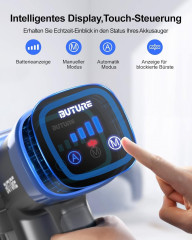 Buture Buture Akku-Hand-und Stielstaubsauger, 450,00 W, beutellos, 450W/33000pa,Staubsauger Kabellos bis zu 55 Min. Laufzeit, Kabelloser  Беспроводной ручной и стержневой пылесос Buture, 450,00 Вт, без мешка, 450 Вт/33 000 Па, беспроводной пылесос, время 