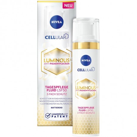 Nivea Cellular Luminous630 Anti Pigmentflecken Tagespflege Fluid Cellular Luminous630 Дневной флюид против пигментных пятен